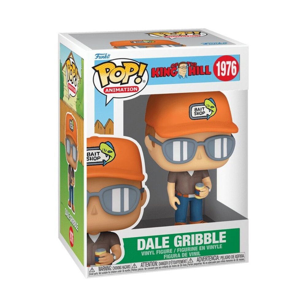 Funko POP! King of the Hill Dale Gribble Figure #1976!